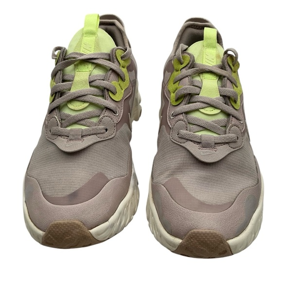 Nike reaction running Sneakers - Gray and Green size 8.5 - Picture 6 of 12
